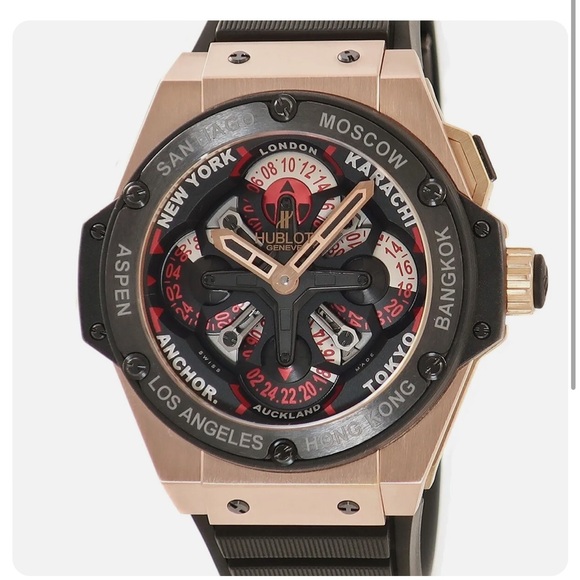 Hublot hublot King Power Unico GMT 771.OM.1170.RX K18KG×SE TO110726 - Picture 1 of 4